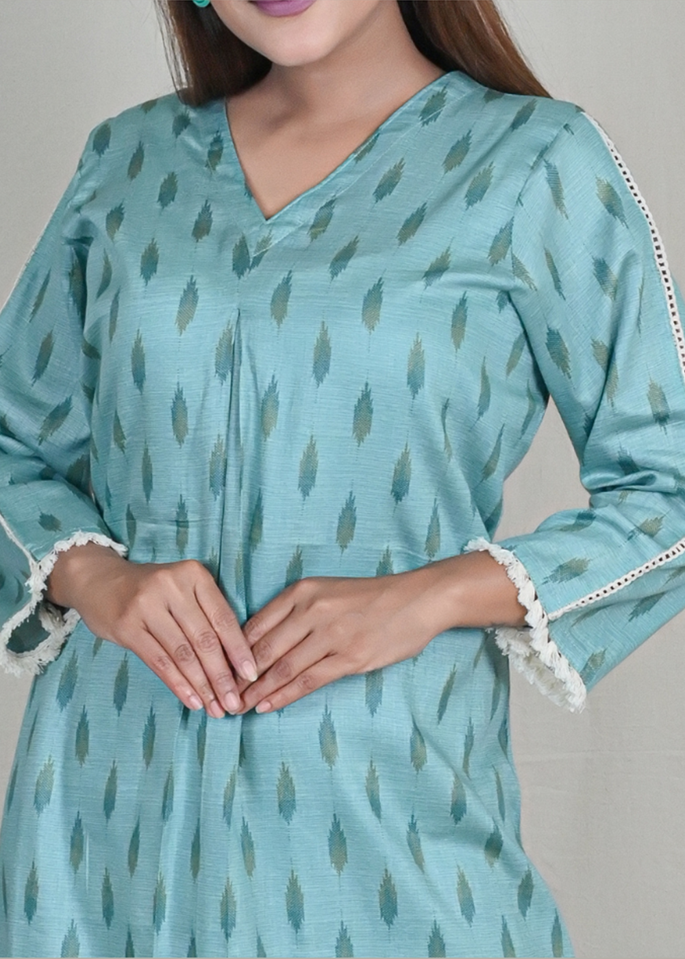 Sea Sage Green A-Line Dress