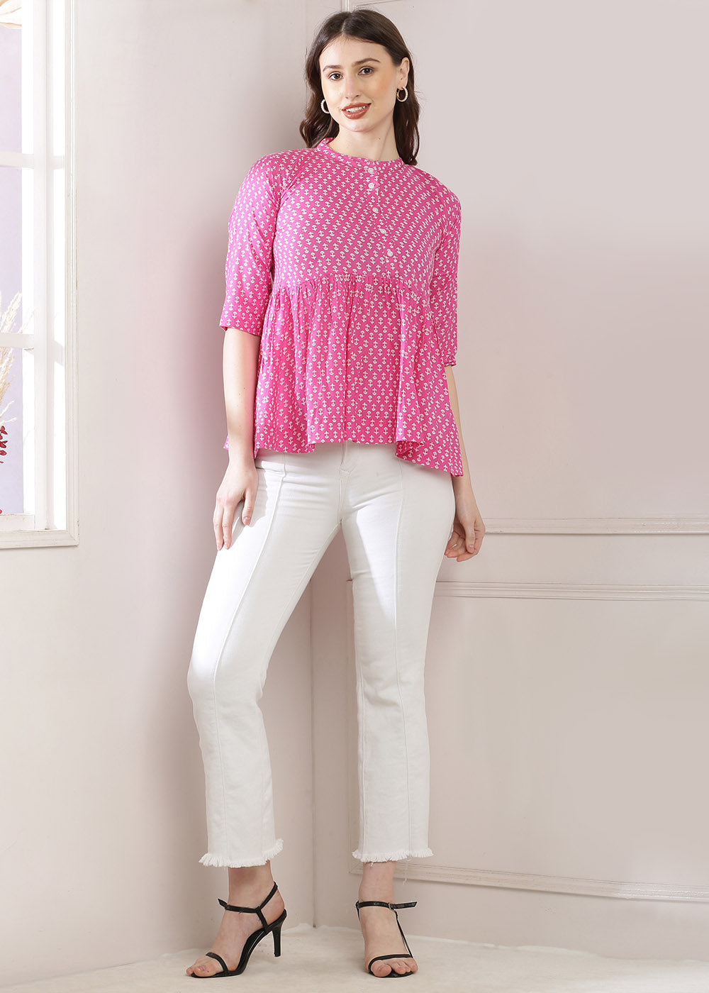 Peplum Top - Pink Edition