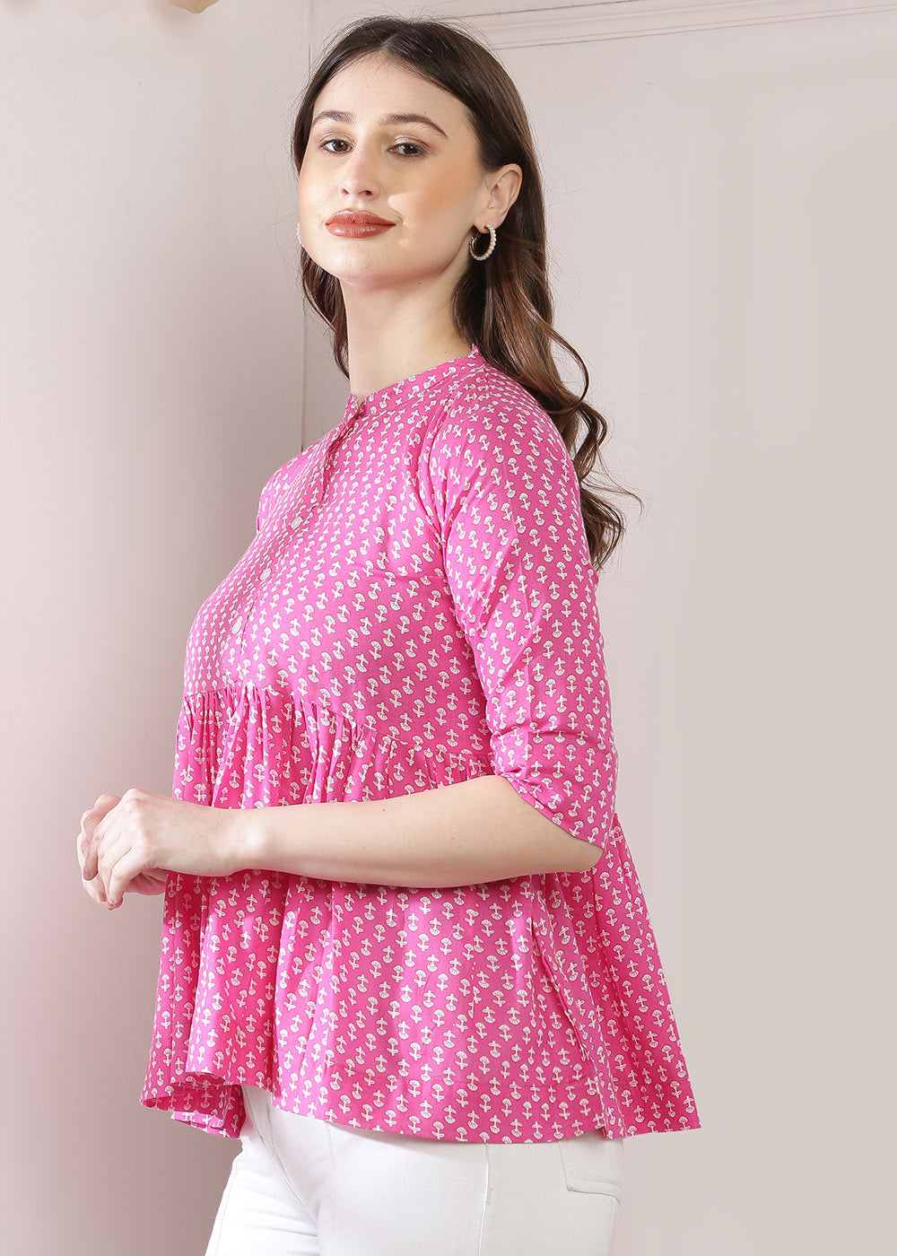 Peplum Top - Pink Edition