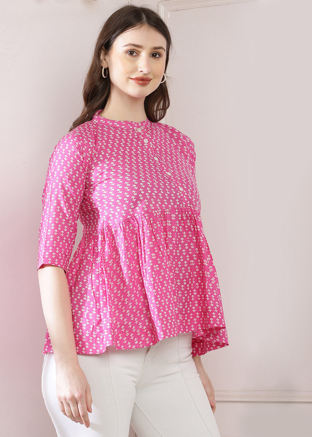 Peplum Top - Pink Edition
