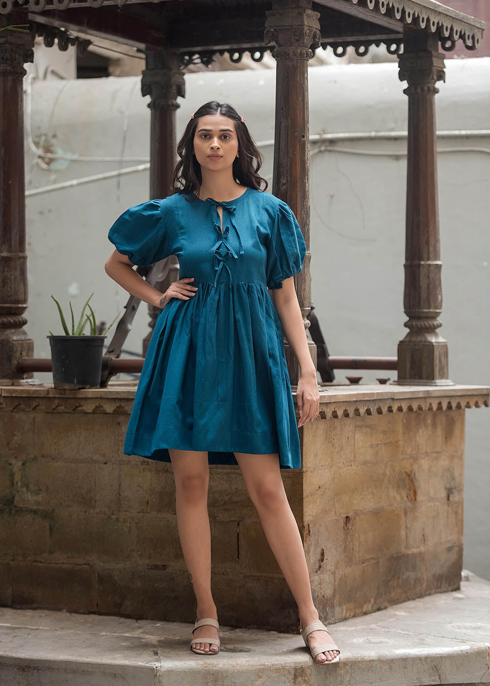 Bow Mini Dress
