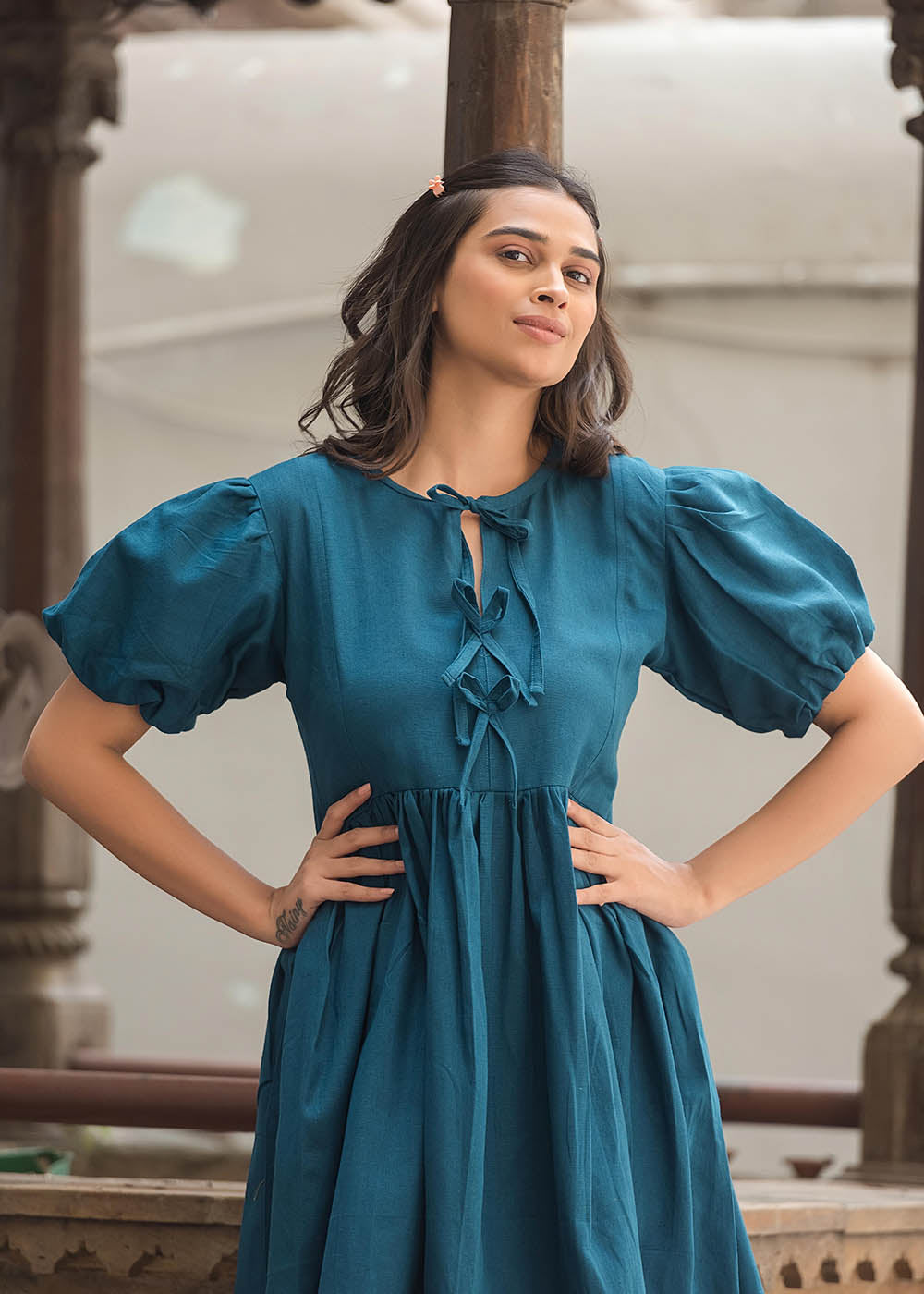 Bow Mini Dress
