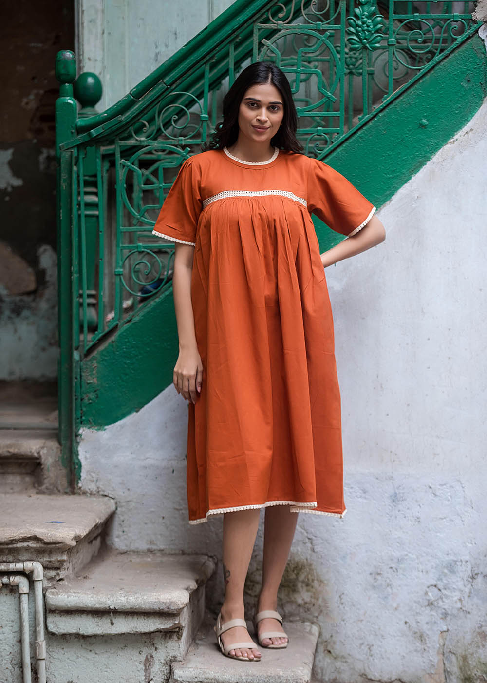 Fascinating Orange Dress