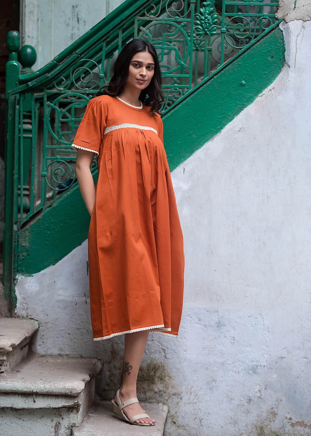 Fascinating Orange Dress