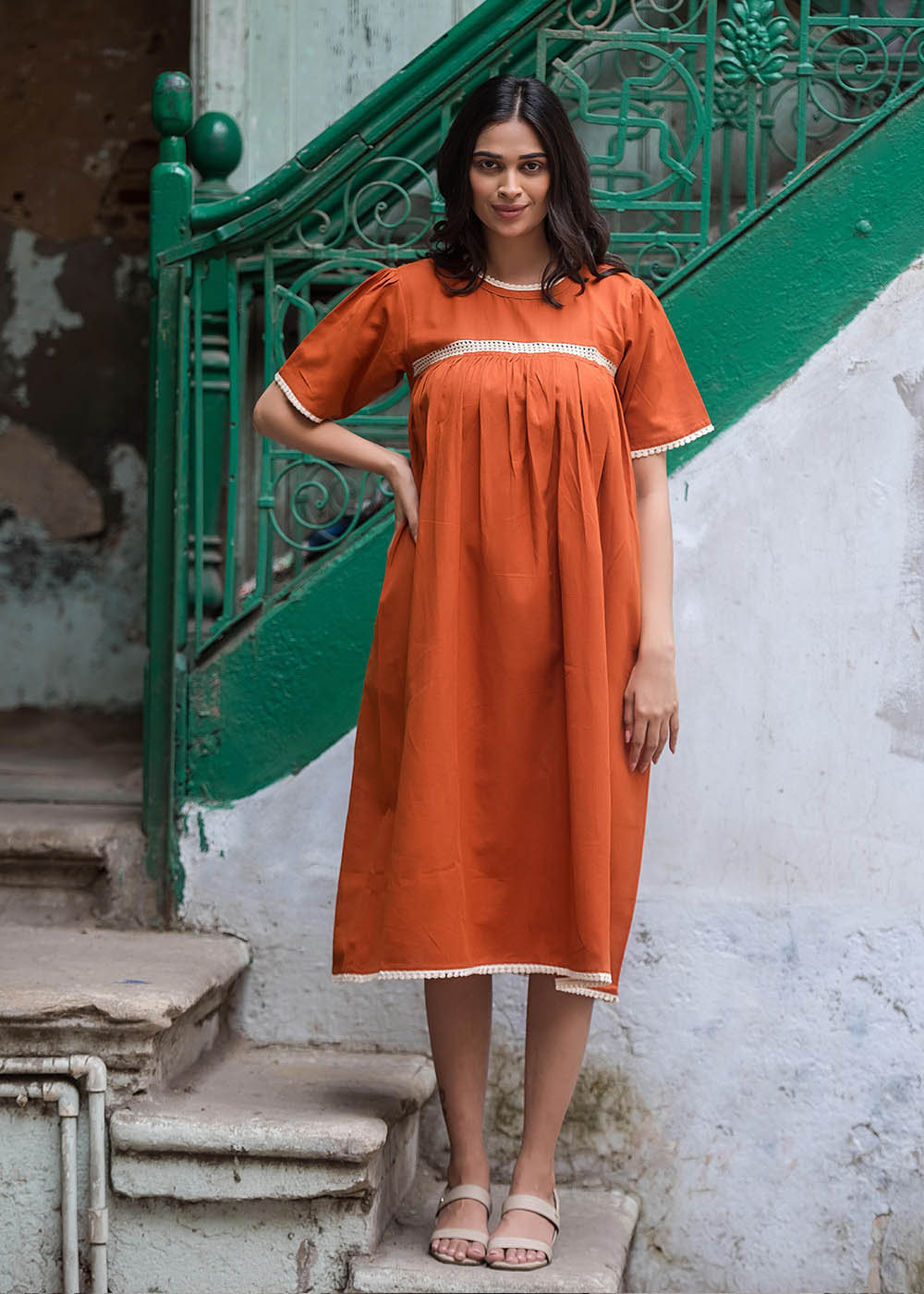 Fascinating Orange Dress
