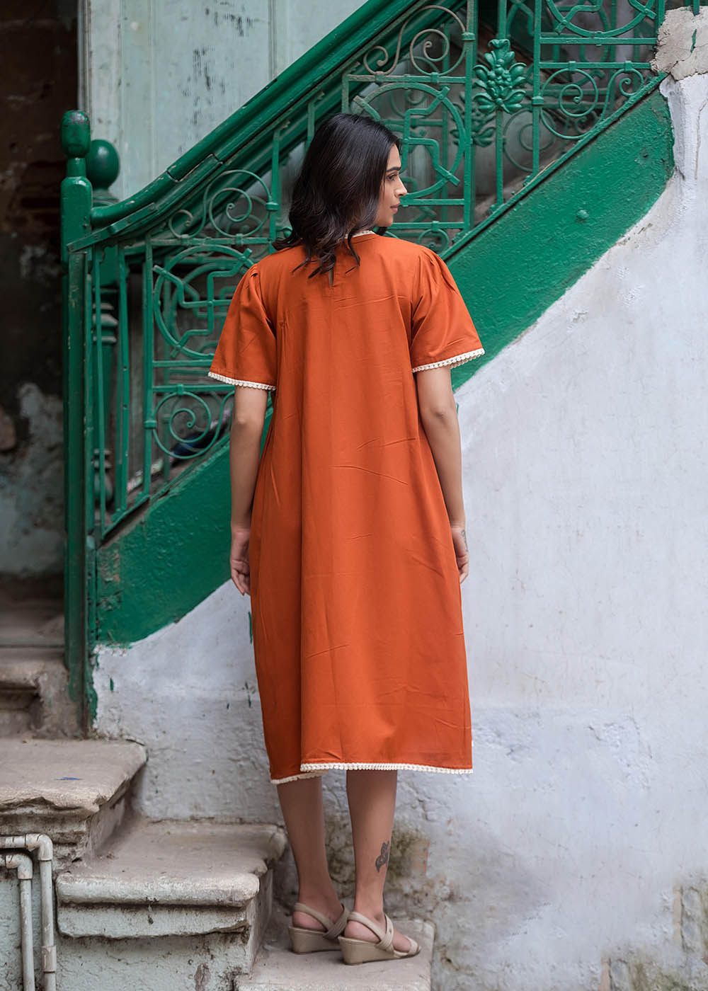 Fascinating Orange Dress