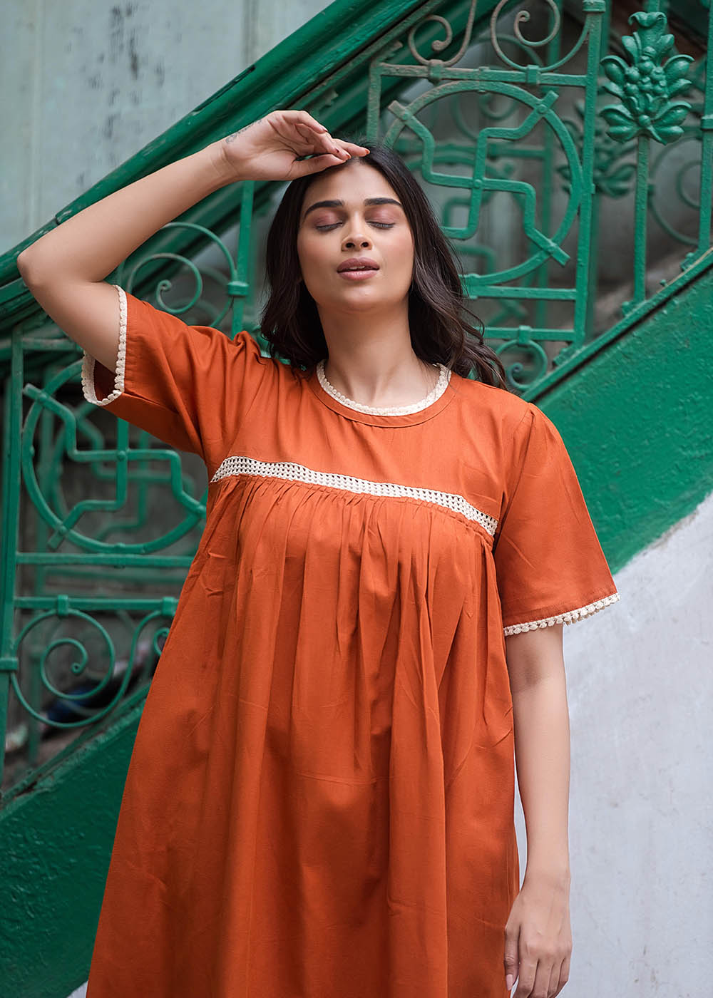 Fascinating Orange Dress