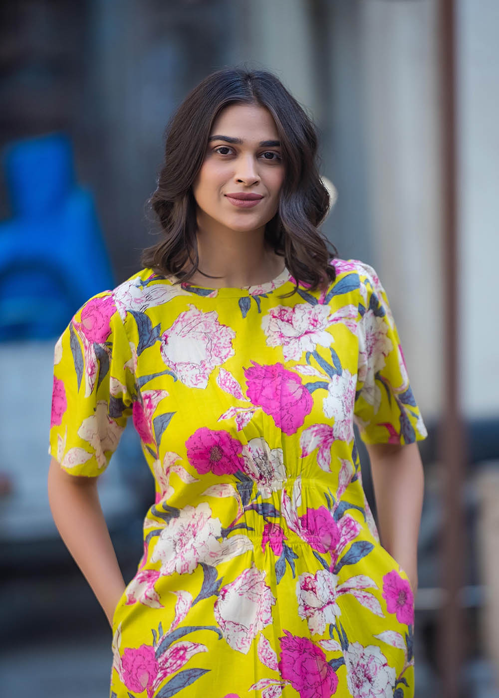 A-Line Fit & Flare Dress With Pocket