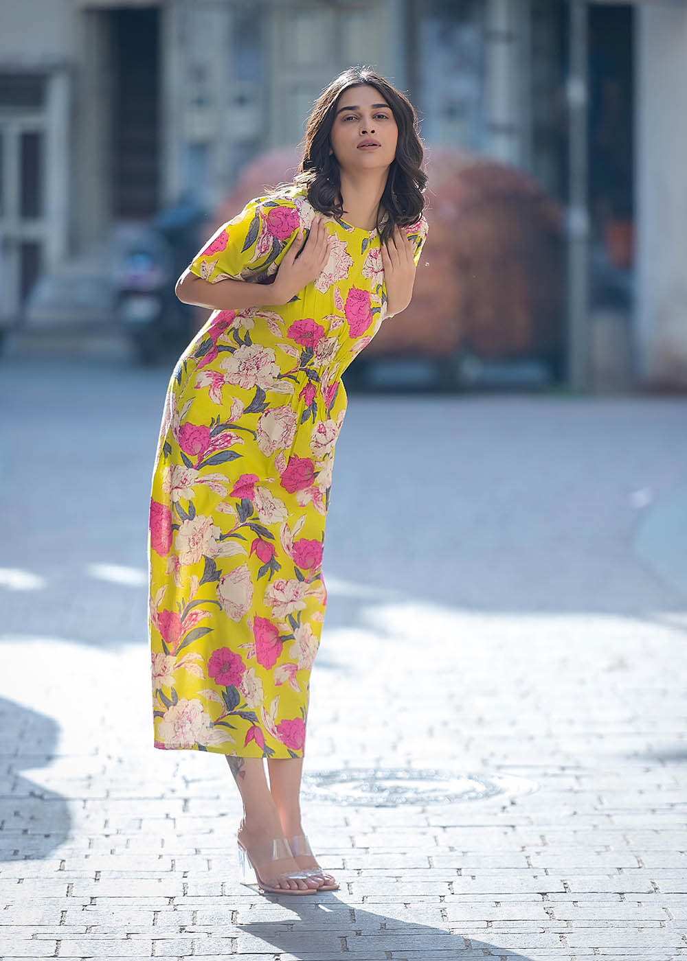 A-Line Fit & Flare Dress With Pocket