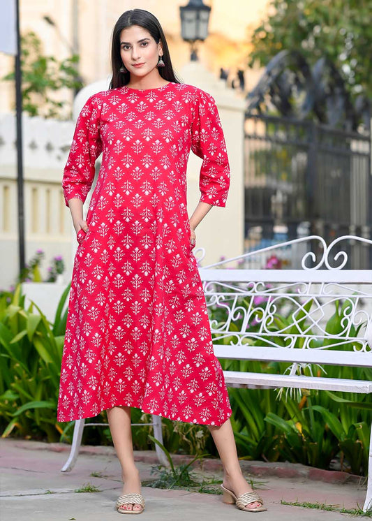 A-line Dress with Pocket